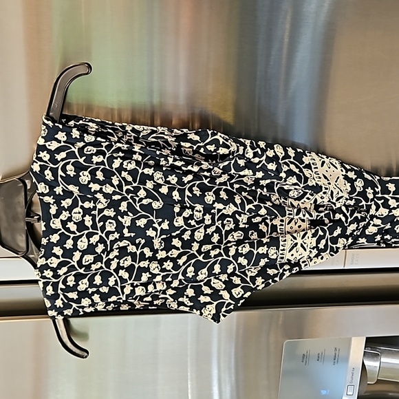 💕NATALIE MARTIN💕 Kate Maxi Wrap Dress Pomegranate Print Indigo Blue Small NWT - Picture 14 of 16